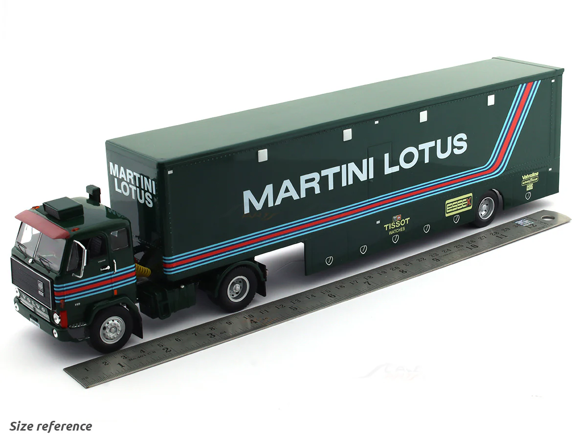 1979 Volvo F89 Martini Lotus Transporter 1:43 IXO diecast scale model truck collectible - Image 3