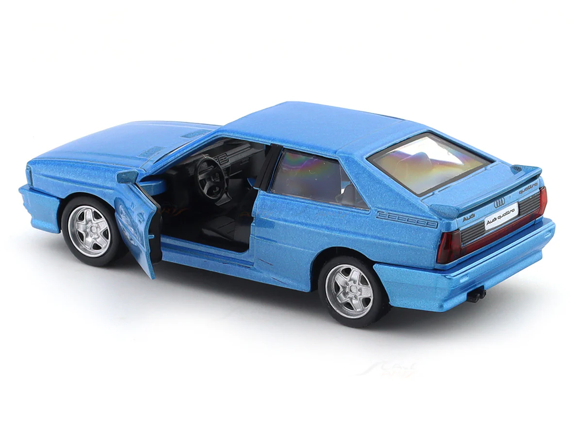 1980 Audi Quattro Blue 1:33-42 RMZ City licensed pull back car scale model - Image 10