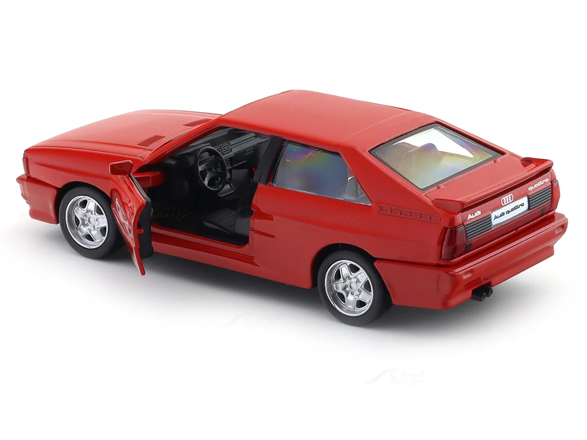 1980 Audi Quattro Red 1:33-42 RMZ City licensed pull back car scale model - Image 2