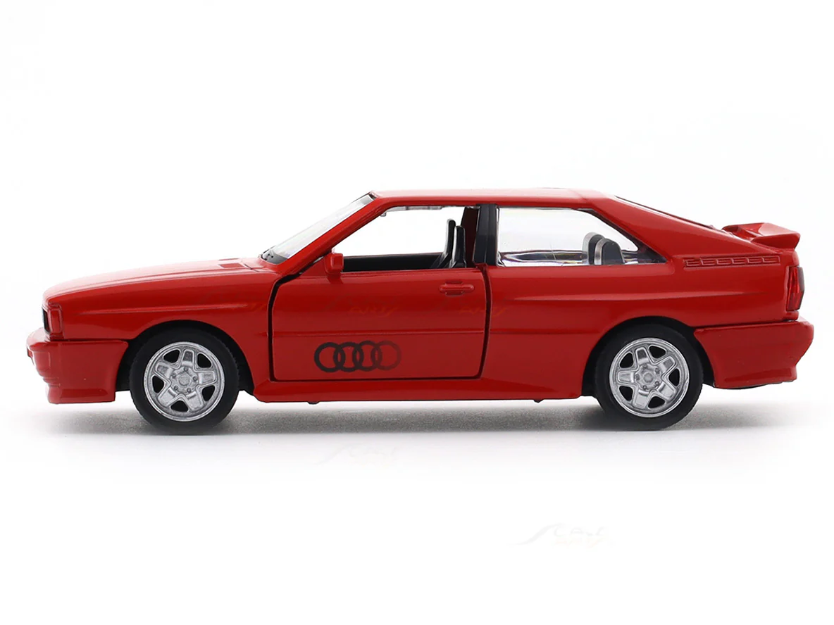 1980 Audi Quattro Red 1:33-42 RMZ City licensed pull back car scale model - Image 4