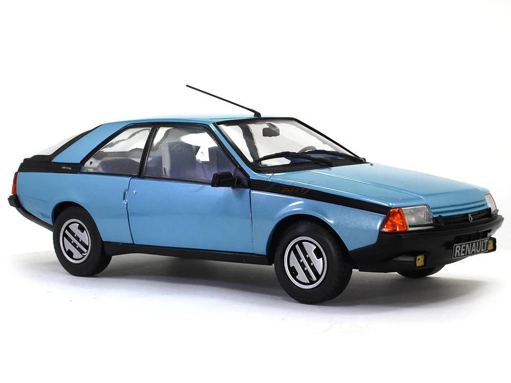 1980 Renault Fuego GTS blue 1:18 Solido scale model car collectible - Image 6