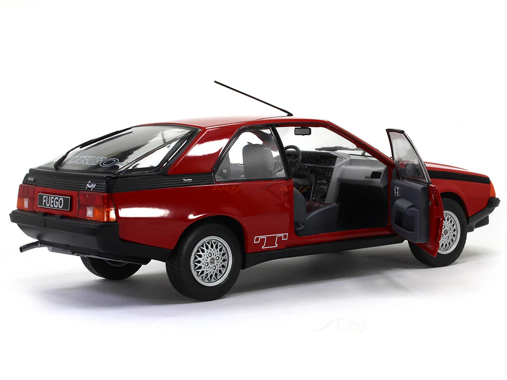 1980 Renault Fuego Turbo red 1:18 Solido scale model car collectible - Image 10