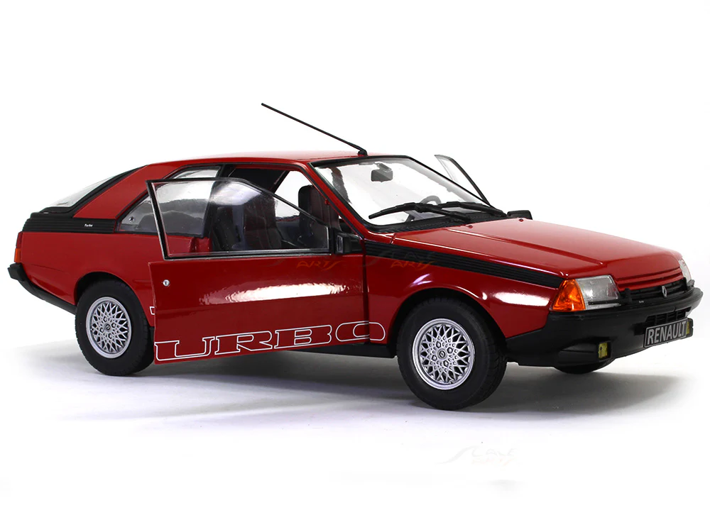 1980 Renault Fuego Turbo red 1:18 Solido scale model car collectible - Image 12
