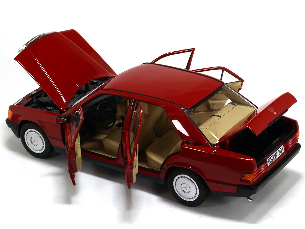 1982 Mercedes-Benz 190E W201 1:18 Norev diecast scale model car collectible - Image 16