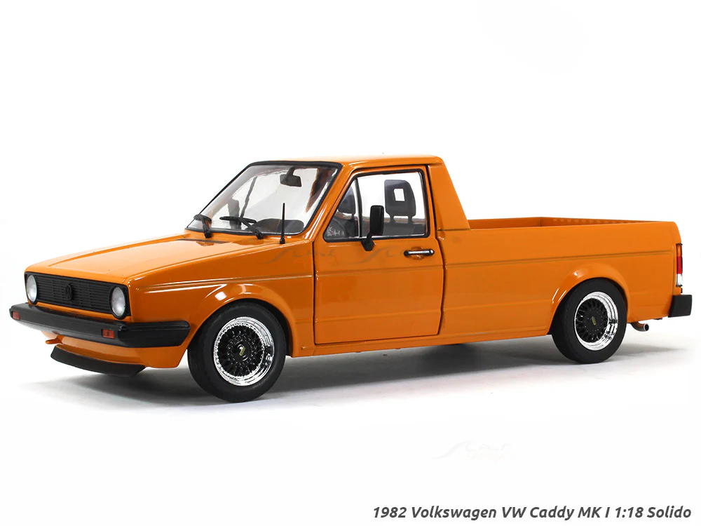 1982 Volkswagen VW Caddy MK I orange 1:18 Solido diecast Scale Model collectable