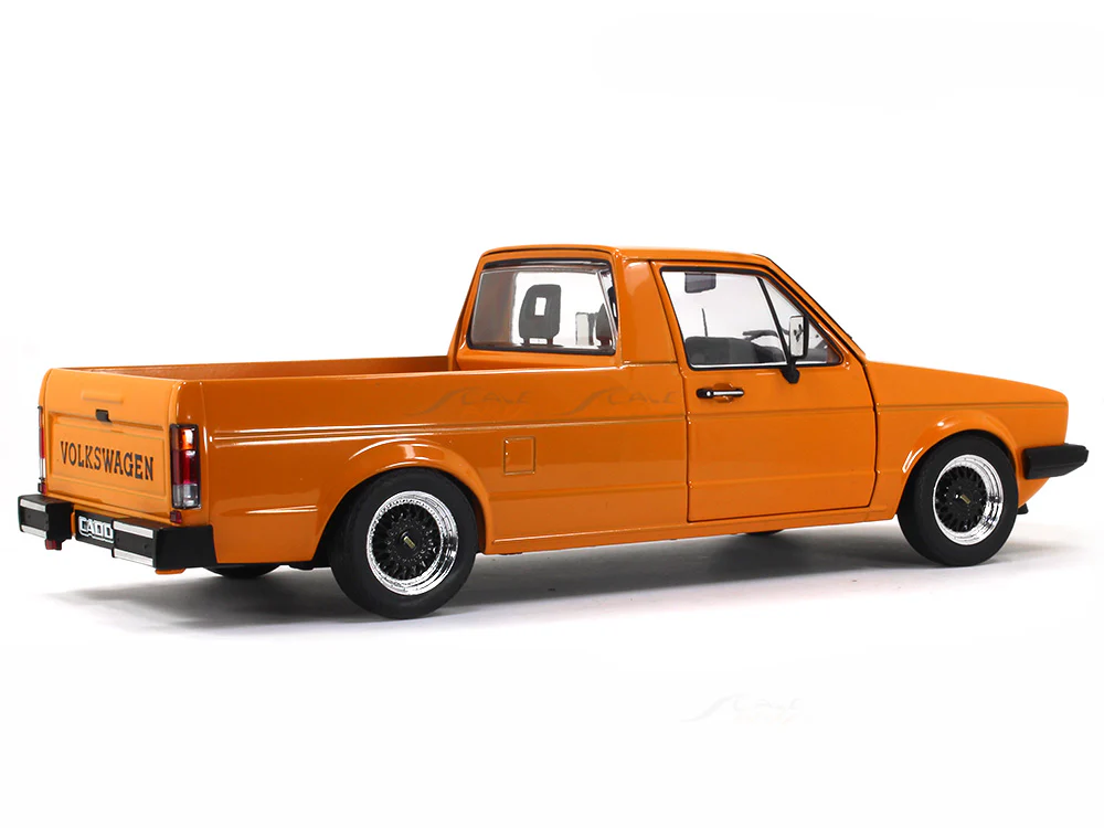 1982 Volkswagen VW Caddy MK I orange 1:18 Solido diecast Scale Model collectable - Image 4