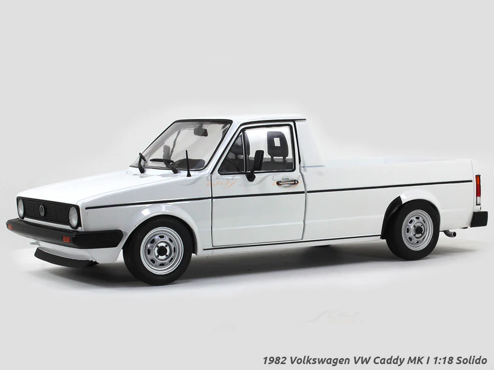 1982 Volkswagen VW Caddy MK I white 1:18 Solido diecast Scale Model collectable