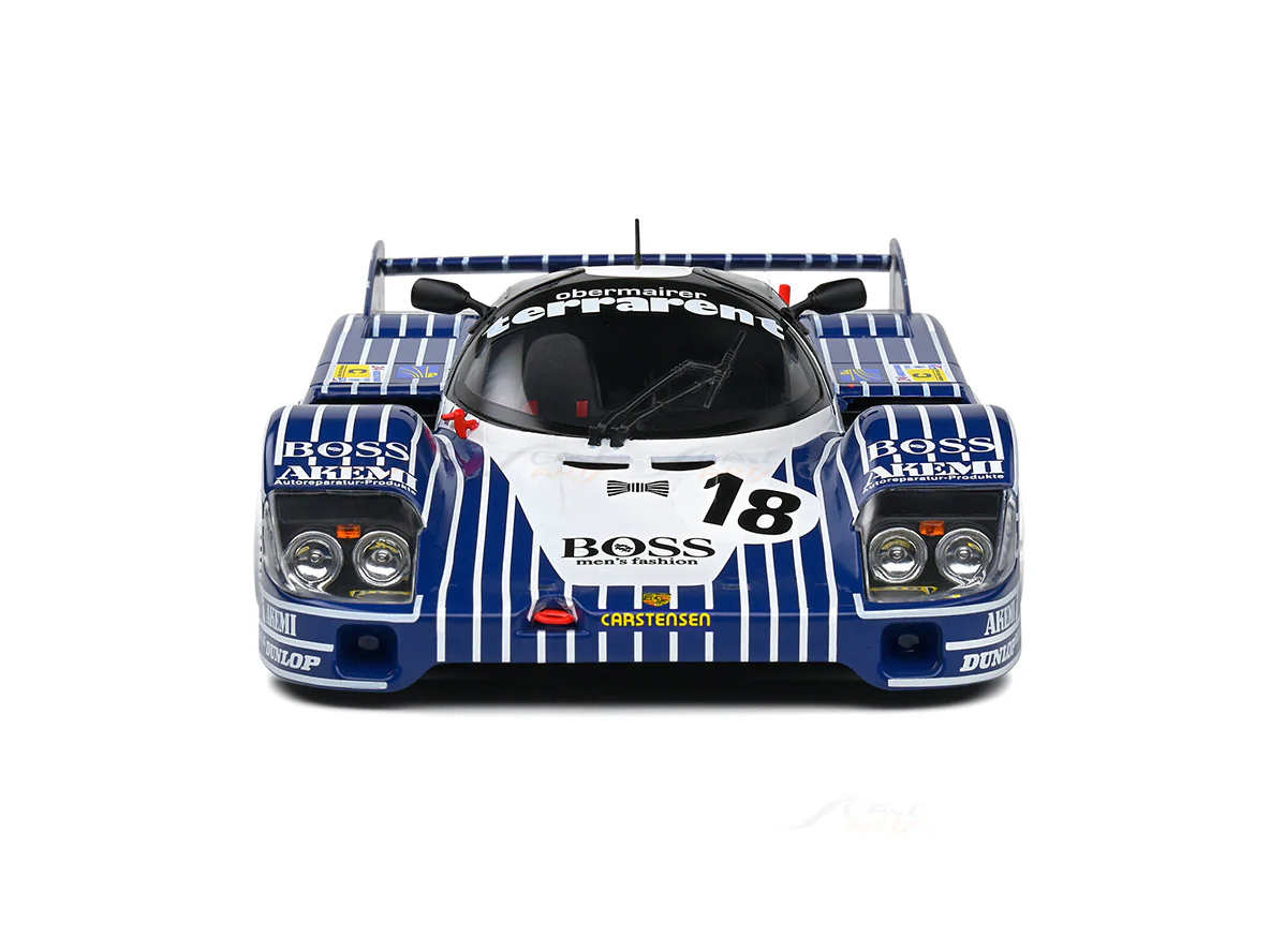 1983 Porsche 956LH 24H Le Mans 1:18 Solido licensed diecast scale model car collectible - Image 6