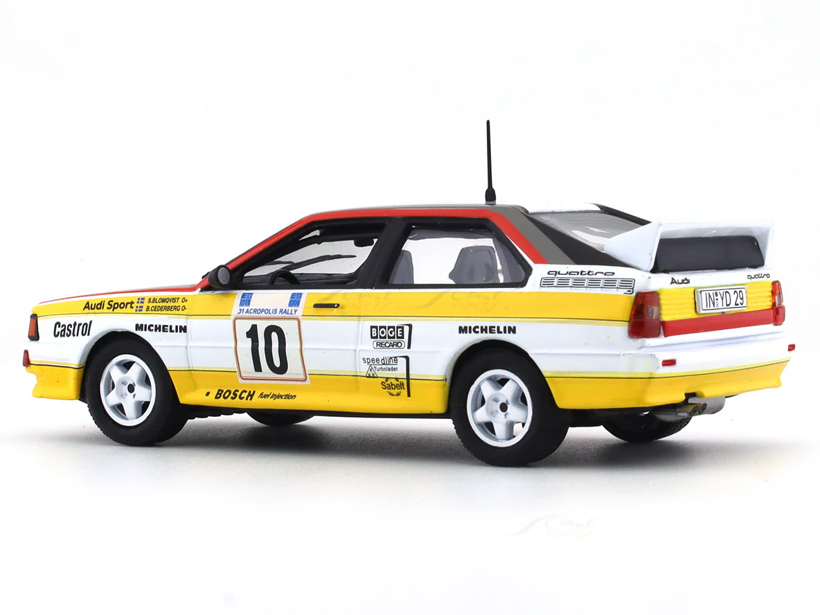 1984 Audi Quattro A2 #10 1:43 diecast scale model car collectible - Image 3
