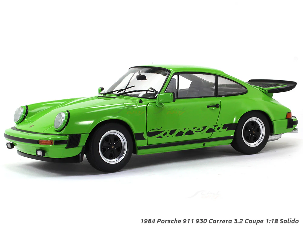 1984 Porsche 911 930 Carrera 3.2 Coupe 1:18 Solido scale model car collectible