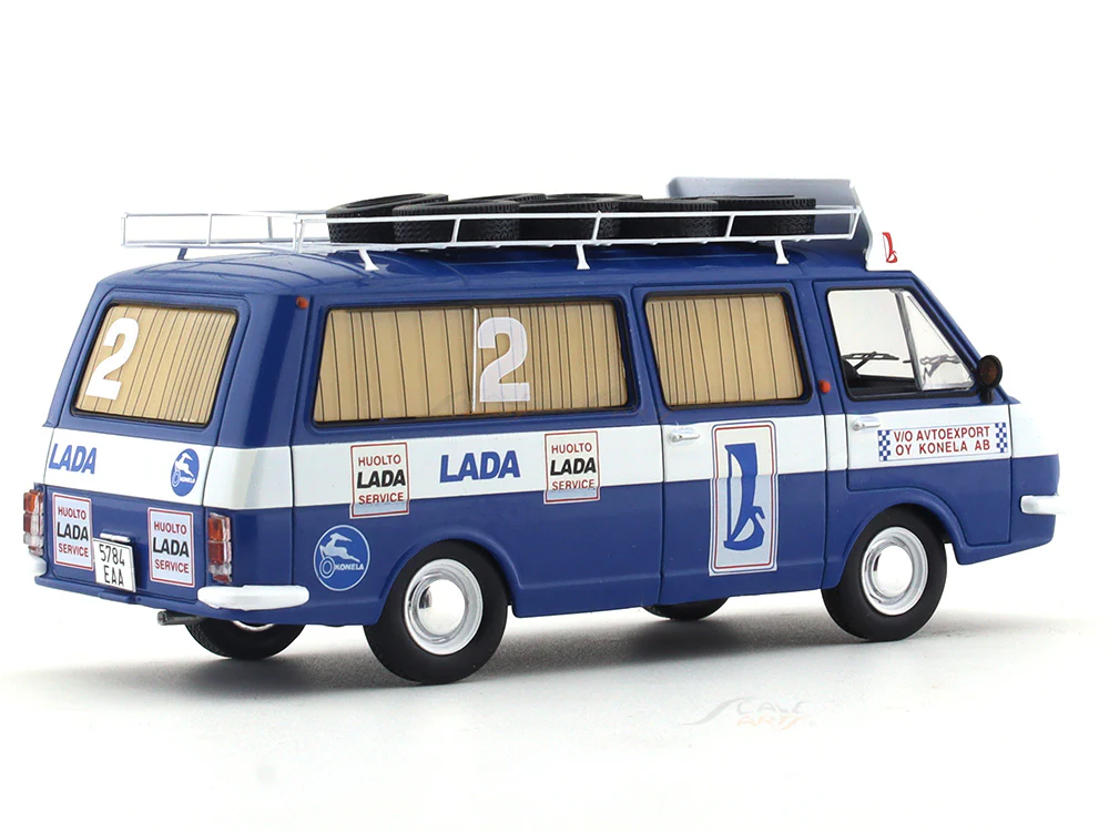 1984 RAF 2203 Lada rally assistance van 1:43 IXO scale model car collectible - Image 4