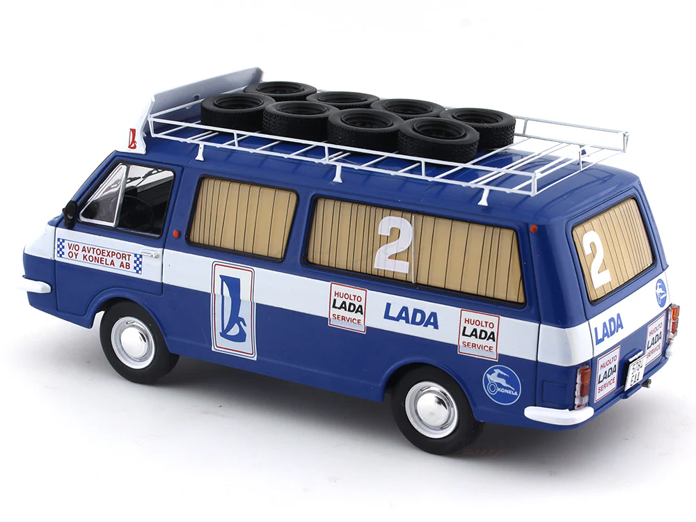 1984 RAF 2203 Lada rally assistance van 1:43 IXO scale model car collectible - Image 8