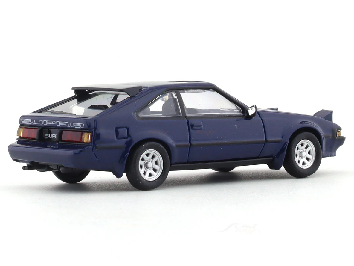 1984 Toyota Celica Supra Dark blue 1:64 Para64 diecast scale model car - Image 4