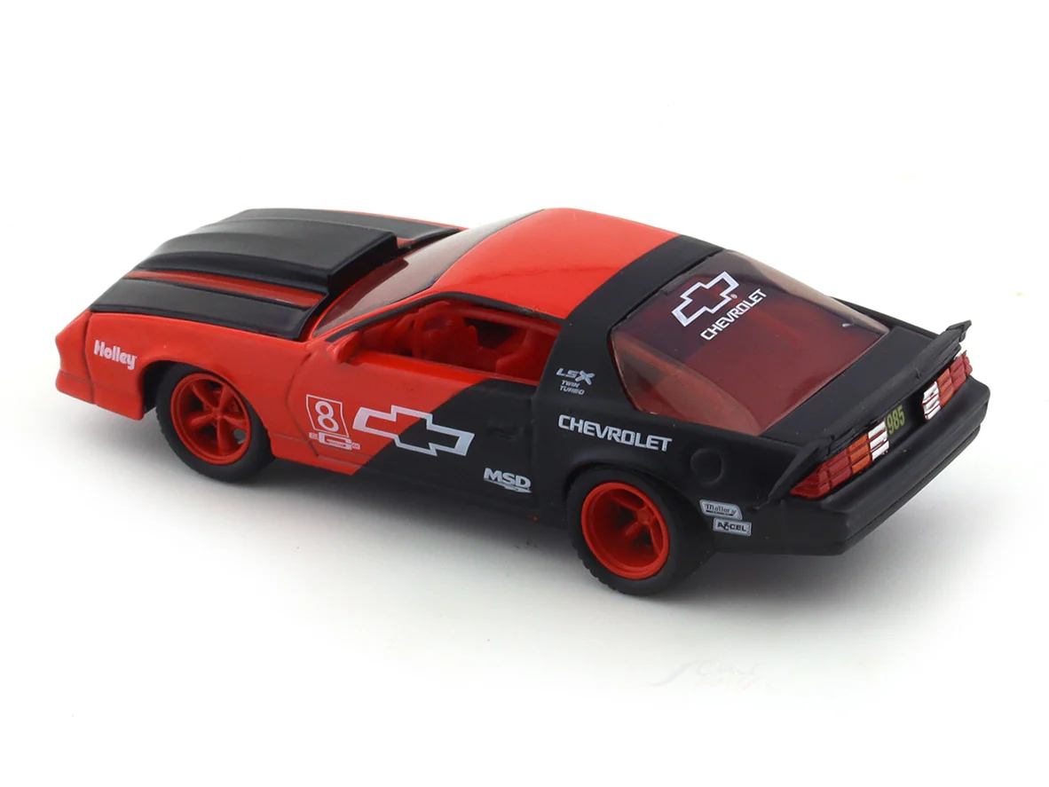 1985 Chevrolet Camaro Iroc-Z “HOLLEY” 1:64 M2 Machines diecast scale model collectible - Image 8
