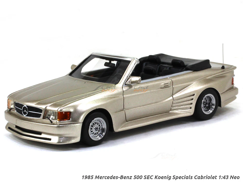 1985 Mercedes-Benz 500 SEC Koenig Specials Cabriolet 1:43 Neo Scale Model Car
