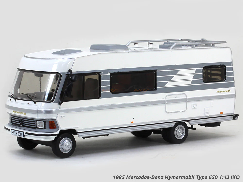 1985 Mercedes-Benz Hymermobil Type 650 1:43 IXO diecast Scale Model camper van