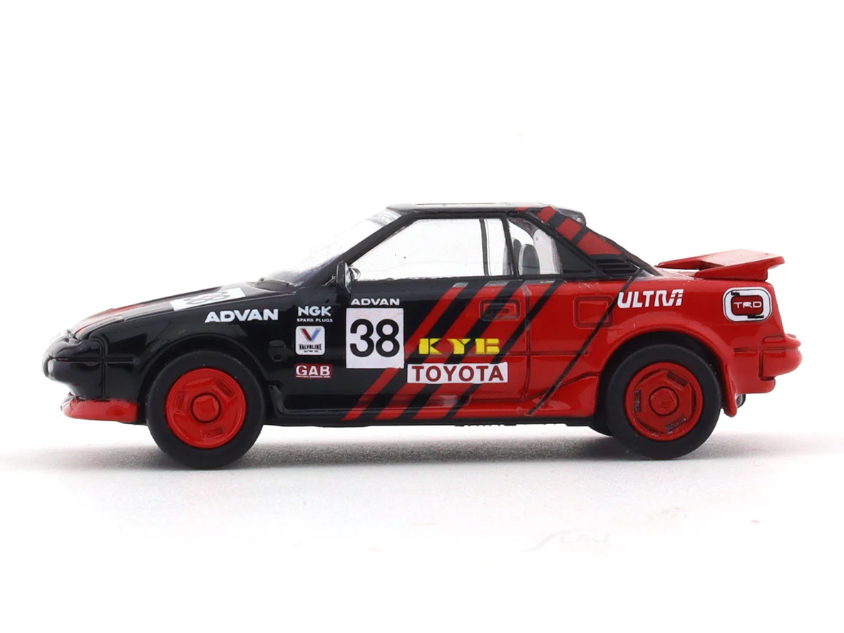 1985 Toyota MR2 MK I Advan 1:64 Para64 diecast scale model car - Image 2