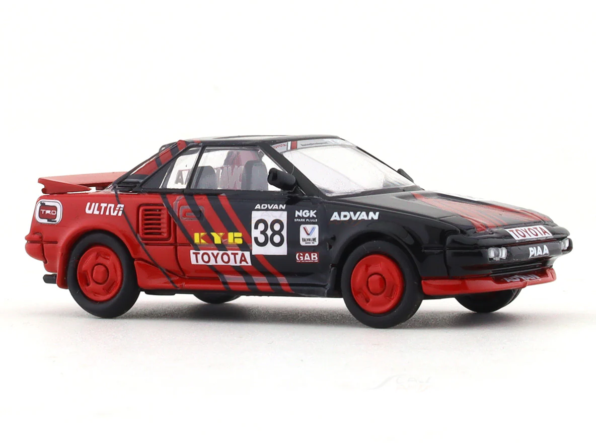 1985 Toyota MR2 MK I Advan 1:64 Para64 diecast scale model car - Image 6