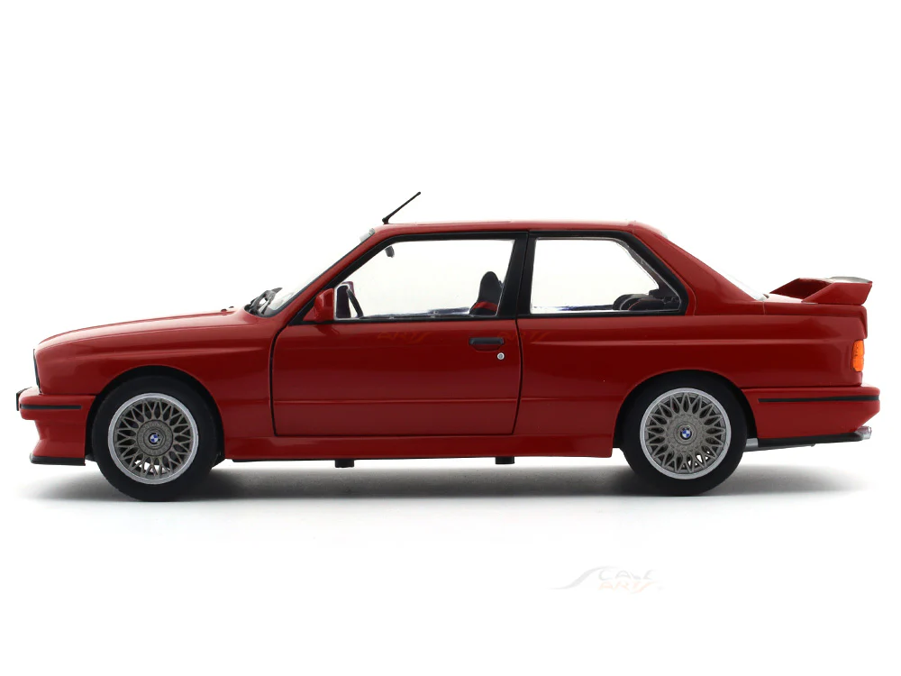 1986 BMW M3 E30 red 1:18 Solido diecast Scale Model collectible - Image 2