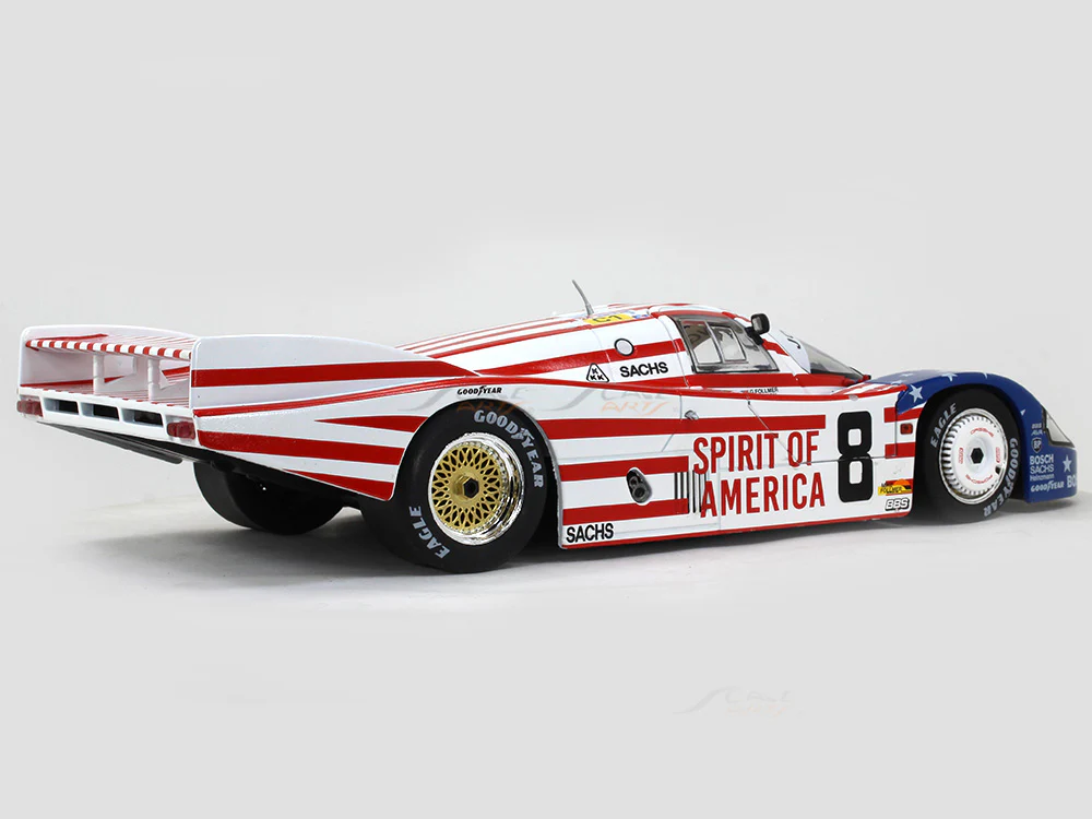 1986 Porsche 956 LH 3rd 24H LeMans 1:18 Solido diecast Scale Model Car - Image 4