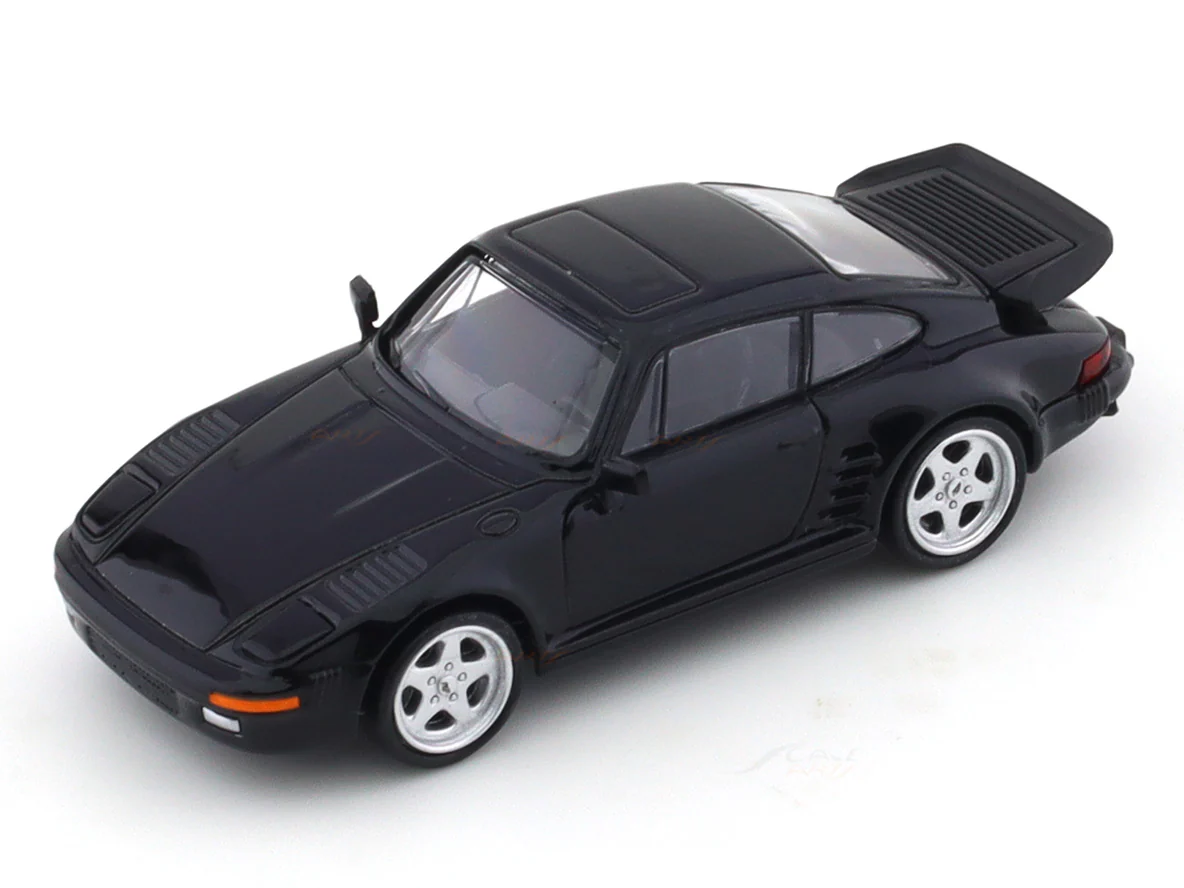 1986 Porsche RUF BTR Slantnose Black 1:64 Para64 licensed diecast scale model car - Image 7