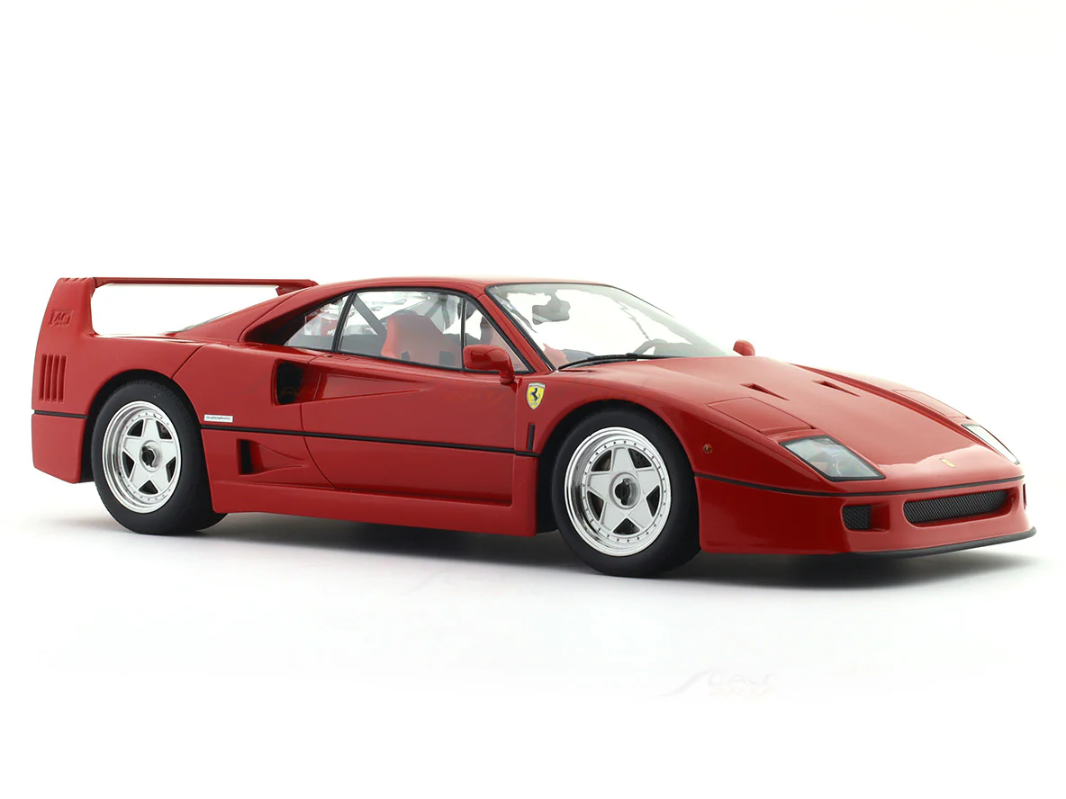 1987 Ferrari F40 red 1:12 Norev diecast scale model car collectible - Image 9