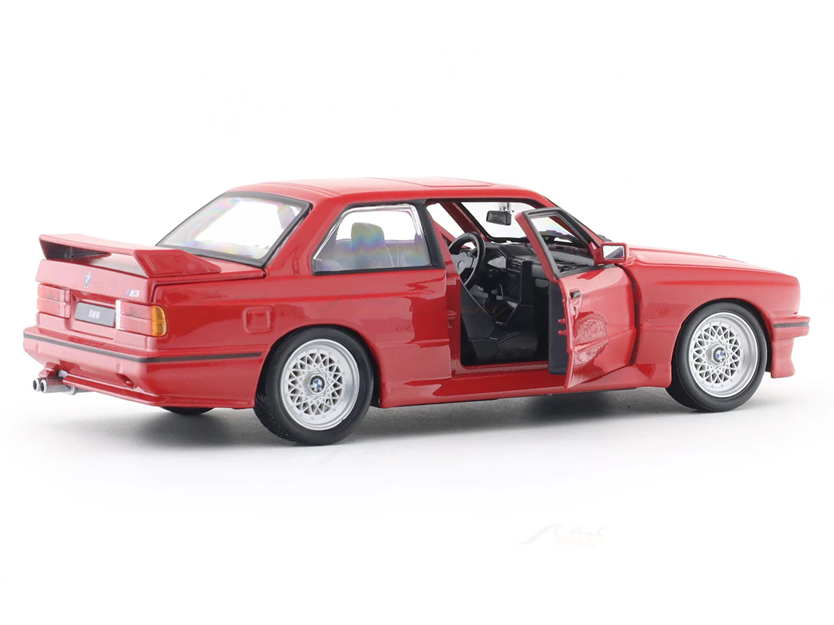 1988 BMW 3 Series M3 E30 red 1:24 Bburago licensed diecast Scale Model car - Image 11