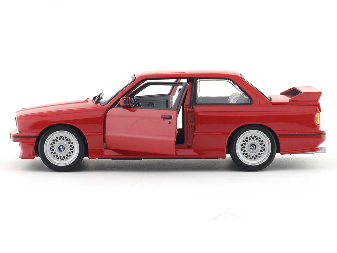 1988 BMW 3 Series M3 E30 red 1:24 Bburago licensed diecast Scale Model car - Image 9