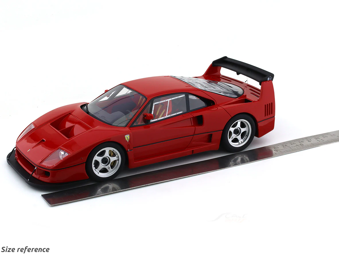 1989 Ferrari F40 LM Red 1:18 GT Spirit Scale Model collectible - Image 10