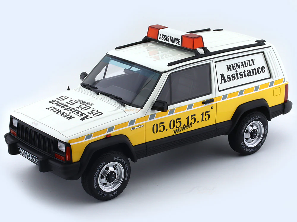 1989 Jeep Cherokee Renault Assistance 1:18 Ottomobile scale model car miniature - Image 7