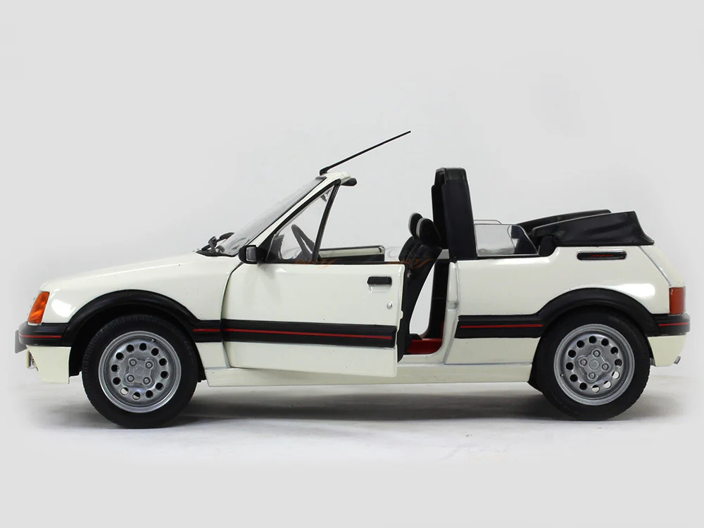 1989 Peugeot GTi MK I Cabriolet white 1:18 Solido diecast Scale Model Car - Image 8