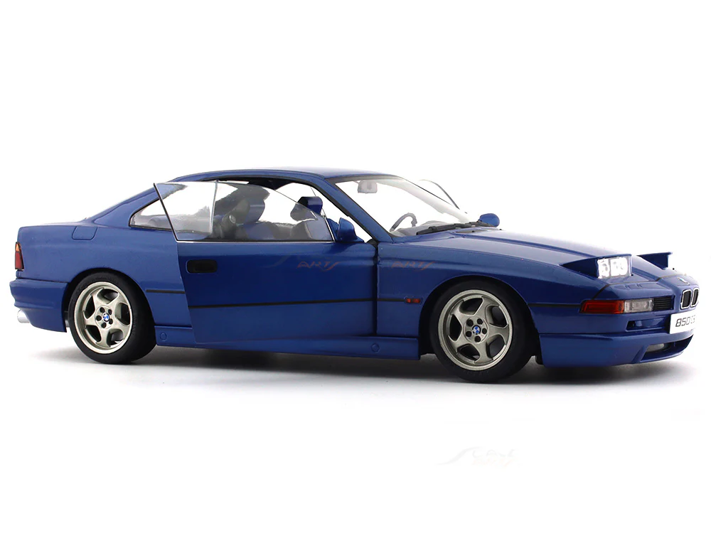 1990 BMW 850 CSI E31 Blue 1:18 Solido diecast Scale Model collectible - Image 10