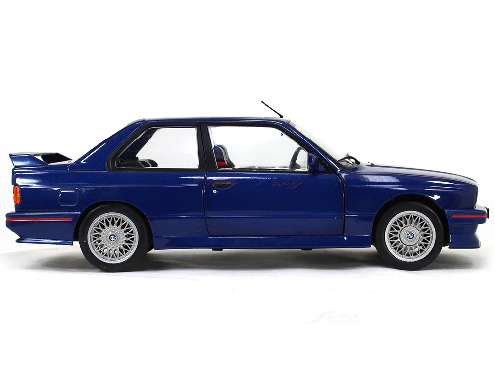 1990 BMW E30 M3 mauritius blue 1:18 Solido diecast Scale Model Car - Image 5