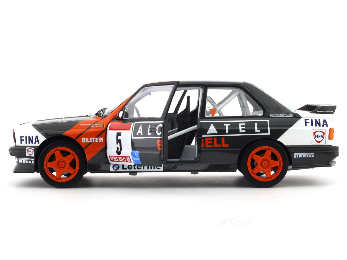 1990 BMW M3 E30 Gr A Rally Ypres 1:18 Solido diecast scale model car collectible - Image 8