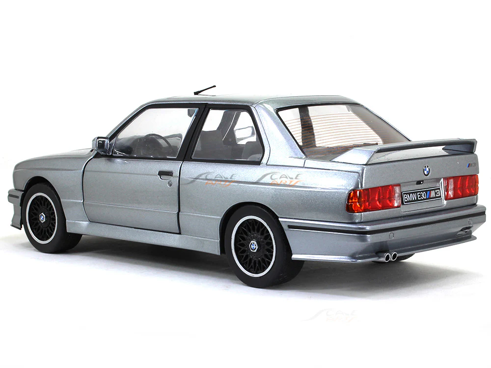 1990 BMW M3 E30 gray 1:18 Solido diecast Scale Model car - Image 3