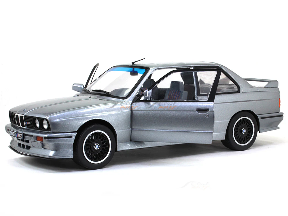 1990 BMW M3 E30 gray 1:18 Solido diecast Scale Model car - Image 7
