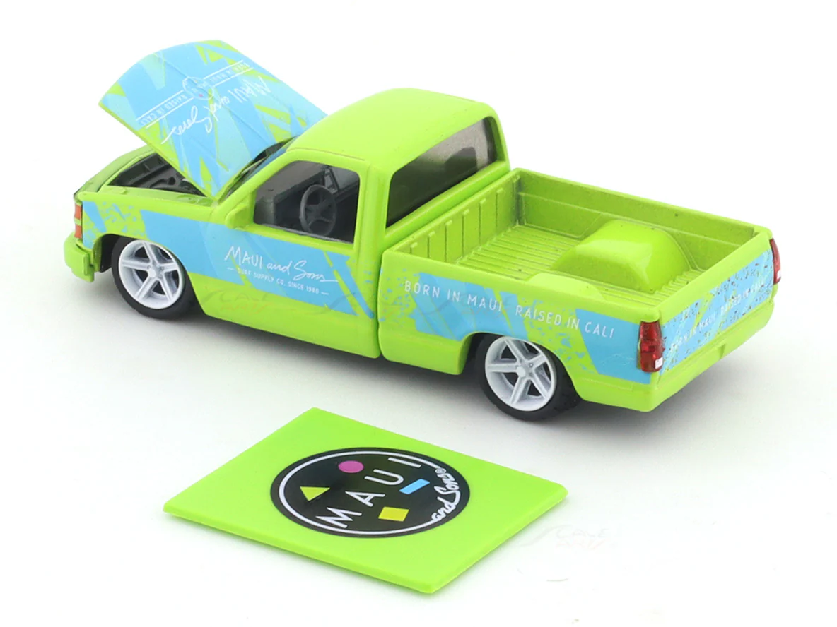 1990 Chevrolet C1500 Silverado green 1:64 M2 Machines licensed diecast scale model car 32500-95 - Image 13