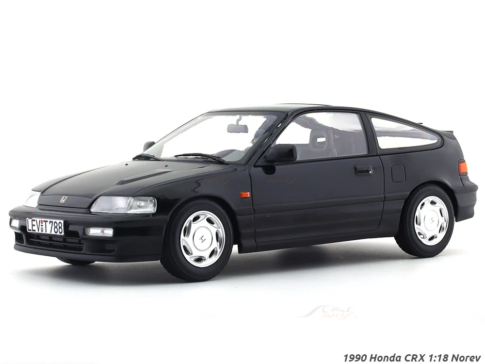 1990 Honda CRX black 1:18 Norev scale model car