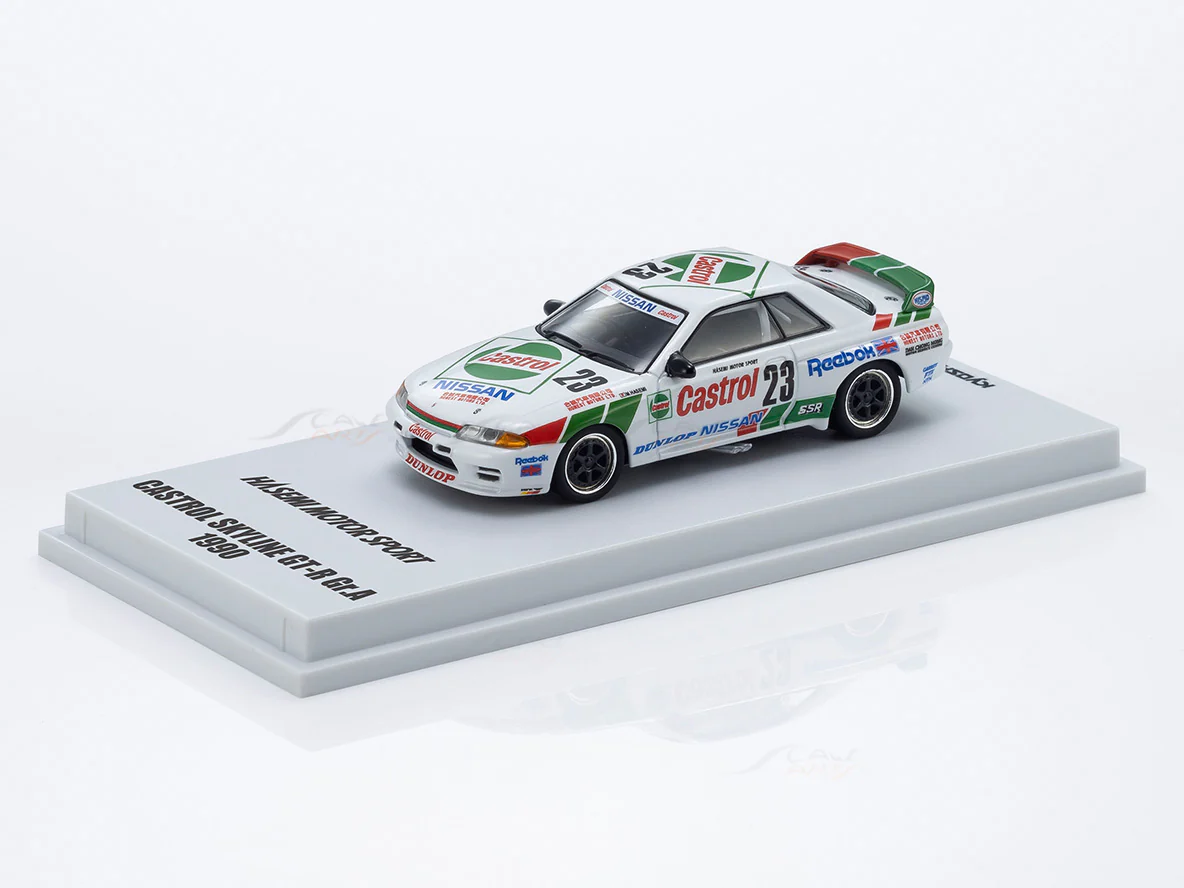 1990 Nissan Skyline GT-R R32 Castrol 1:64 with LED 1:64 Kyosho licensed diecast scale model car miniature - Image 12