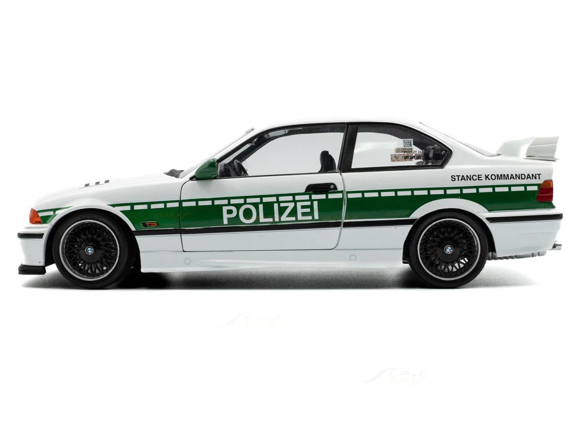1991 BMW E36 M3 Coupe POLIZEI 1:18 Solido Licensed Diecast Scale Model Car Collectible - Image 2