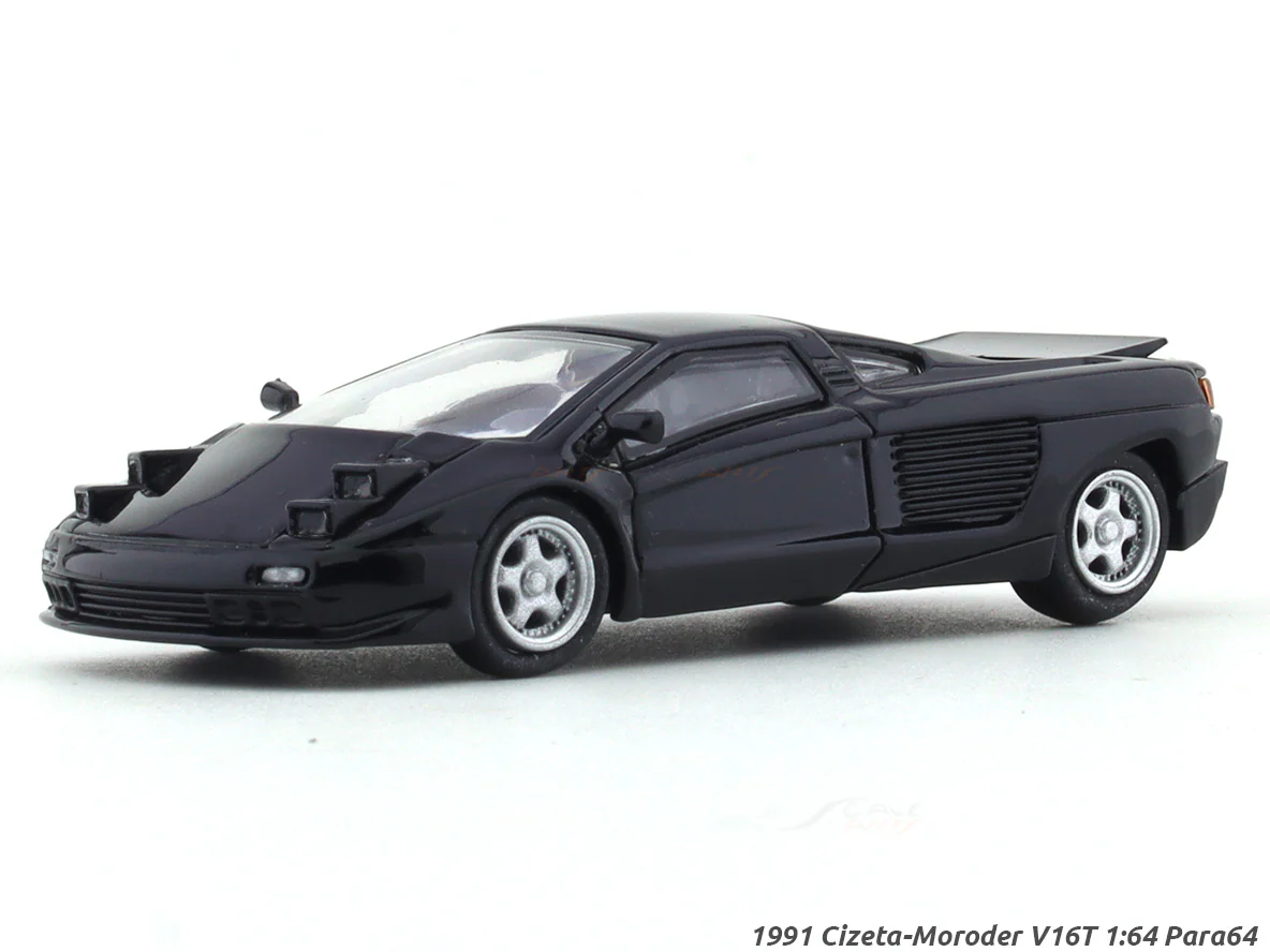 1991 Cizeta-Moroder V16T black 1:64 Para64 diecast scale model car