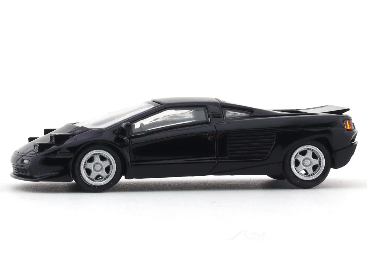 1991 Cizeta-Moroder V16T black 1:64 Para64 diecast scale model car - Image 2