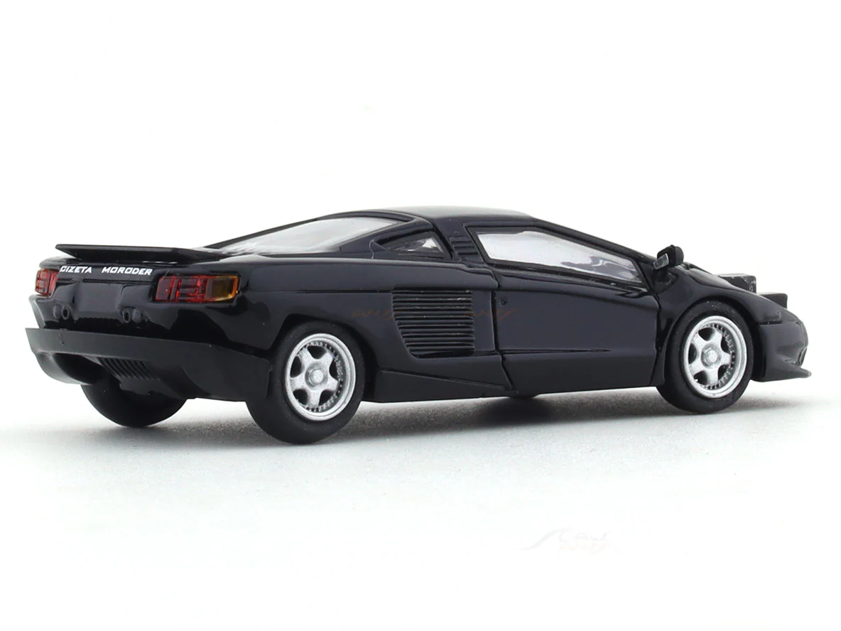 1991 Cizeta-Moroder V16T black 1:64 Para64 diecast scale model car - Image 4