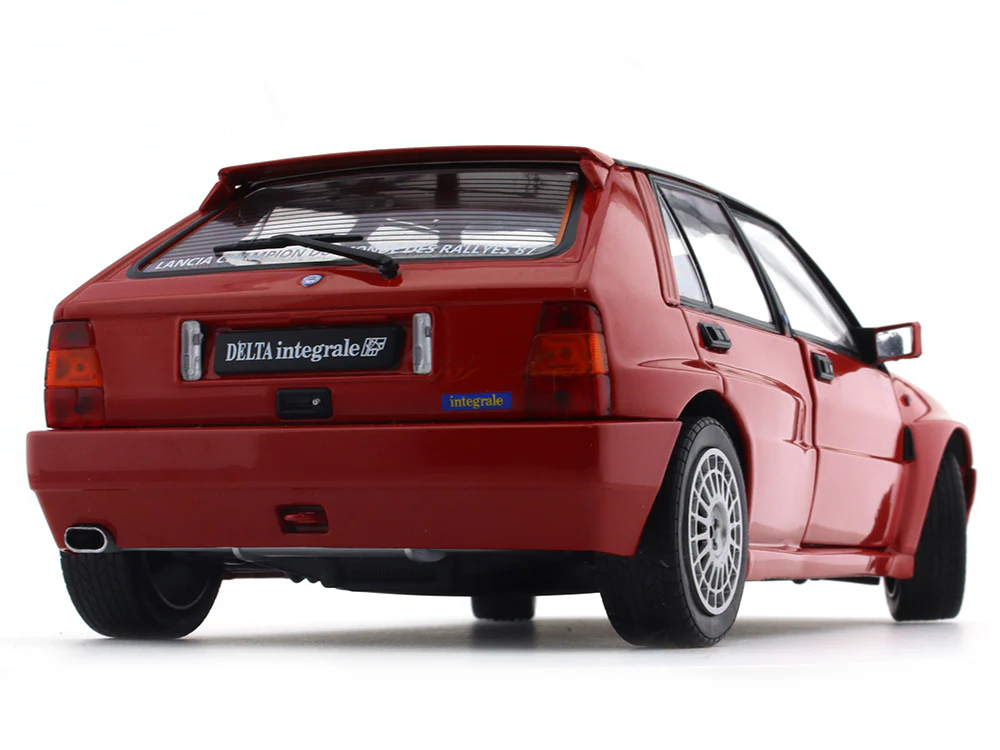 1991 Lancia Delta HF Integrale red 1:18 Solido diecast Scale Model collectible - Image 22