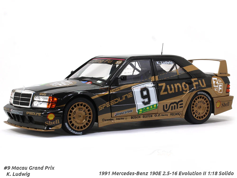 1991 Mercedes-Benz 190E 2.5-16 Evolution II Zung Fu 1:18 Solido diecast scale model