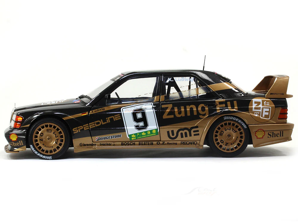 1991 Mercedes-Benz 190E 2.5-16 Evolution II Zung Fu 1:18 Solido diecast scale model - Image 2