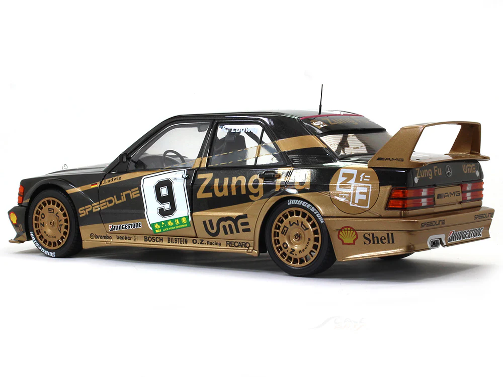 1991 Mercedes-Benz 190E 2.5-16 Evolution II Zung Fu 1:18 Solido diecast scale model - Image 3