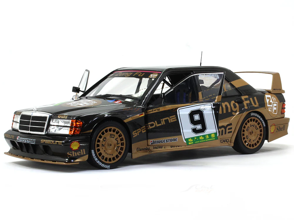 1991 Mercedes-Benz 190E 2.5-16 Evolution II Zung Fu 1:18 Solido diecast scale model - Image 7