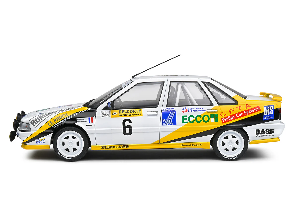 1991 Renault R21 Turbo Gr A Rally Charlemagne 1:18 Solido Licensed Diecast Scale Model Car Collectible - Image 2