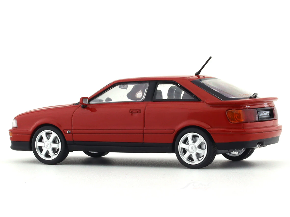 1992 Audi Coupe S2 Red 1:43 Solido diecast Scale Model collectible - Image 3